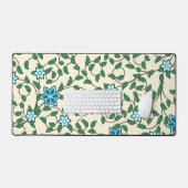 Seamless floral pattern on beige background (Clavier et souris)
