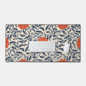 Seamless floral pattern with vibrant orange flower bureaumat (Keyboard & Muis)