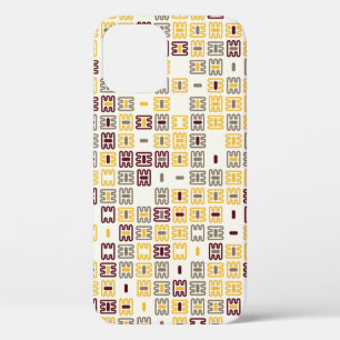 Seamless geometric pattern design illustrationabst iPhone 12 hoesje
