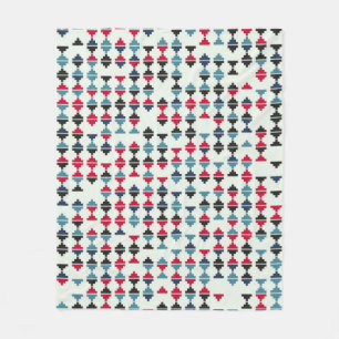 Seamless geometric pattern design illustrationabst fleece deken