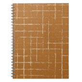 Seamless geometric pattern with abstract brush str notitieboek (Voorkant)