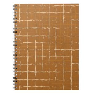 Seamless geometric pattern with abstract brush str notitieboek