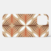 Seamless geometric pattern with flowers Case-Mate iPhone case (Achterkant (horizontaal))