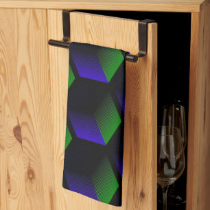 seamless geometrical square theedoek