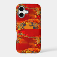 Seamless Graphic Design - rouge orange I
