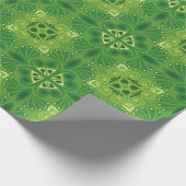 Seamless green floral pattern with symmetrical cadeaupapier (Hoek)