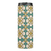 Seamless illustrated pattern made of abstract elem thermosbeker (Achterkant)