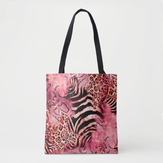Seamless leopard pattern, abstract zebra. leopard, draagtas (Voorkant)