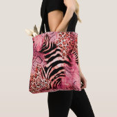 Seamless leopard pattern, abstract zebra. leopard, draagtas (Dichtbij)