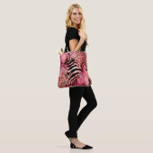 Seamless leopard pattern, abstract zebra. leopard, draagtas (Op model)