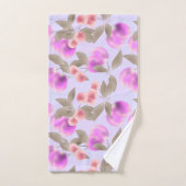 Seamless light plum fruits purple berries cherry p (Serviette à main)