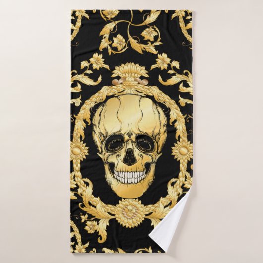 Seamless pattern, background In baroque, rococo, v (Serviette de bain)