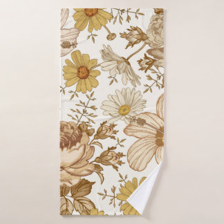 Seamless pattern. Beautiful pinoming realisti Badhanddoek