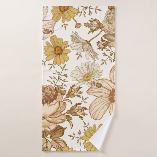 Seamless pattern. Beautiful pinoming realisti Badhanddoek (Badhanddoek)