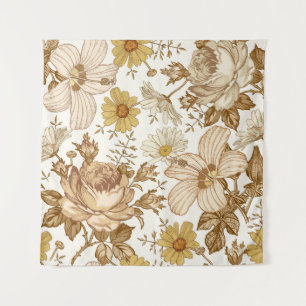 Seamless pattern. Beautiful pinoming realisti Wandkleed