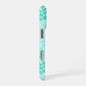 Seamless pattern featuring interconnected leafy br iPhone hoesje (Rechterkant)