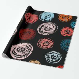 Seamless pattern hand drawn abstract dots. Backgro Cadeaupapier