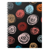 Seamless pattern hand drawn abstract dots. Backgro Notitieboek (Voorkant)