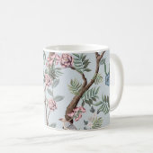 Seamless pattern in chinoiserie style with peonies koffiemok (Voorkant rechts)
