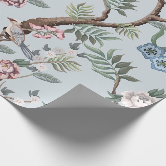 Seamless pattern in chinoistijl with peonies cadeaupapier (Hoek)