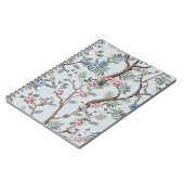 Seamless pattern in chinoistijl with peonies notitieboek (Linkerzijde)