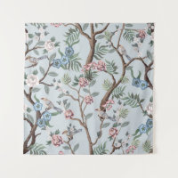 Seamless pattern in chinoistijl with peonies