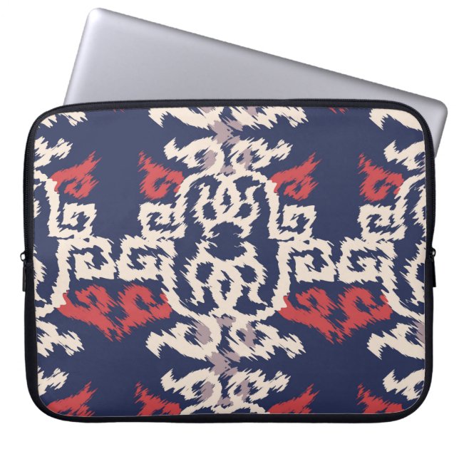 Seamless pattern in oriental styleabstract, arabic laptop sleeve (Voorkant)