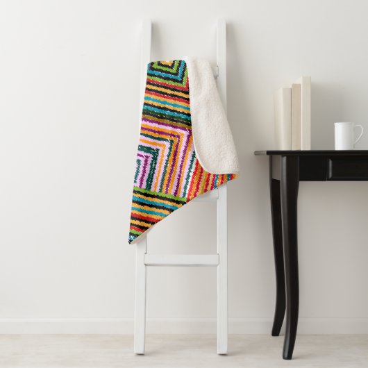 Seamless pattern patchwork design. Creative backgr Sherpa Deken (In situ)