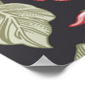 Seamless pattern. Petunia wildflowers is. Bezetter Poster (Hoek)