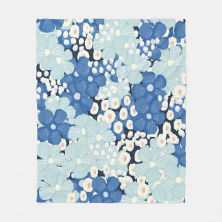Seamless pattern vintage floral design with chamom fleece deken