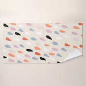 Seamless pattern with colorful hand drawdrops stai (Serviette de bain)