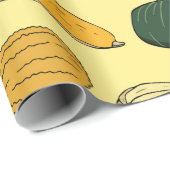 Seamless pattern with different hand drawn squashe cadeaupapier (Rol Hoek)