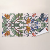 Seamless pattern with flowers in art deco style. M (Serviette de bain)