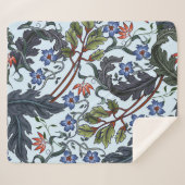 Seamless pattern with flowers in art deco style. M Sherpa Deken (Voorkant (horizontaal))