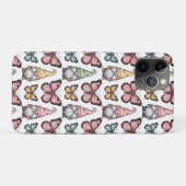 Seamless Pattern with Gnomes and Butterflies Case-Mate iPhone Case (Achterkant (horizontaal))