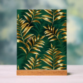 Seamless pattern with golden ferns (Neutre)