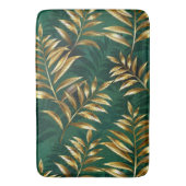 Seamless pattern with golden ferns badmat (Voorkant Verticaal)