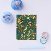 Seamless pattern with golden ferns flyer (Enkel)