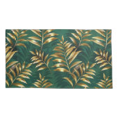 Seamless pattern with golden ferns kussensloop (Achterkant-Links)