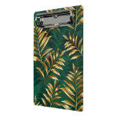 Seamless pattern with golden ferns mini klembord (Angled2)