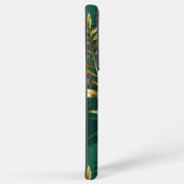 Seamless pattern with golden ferns samsung galaxy hoesje (Rechterkant)