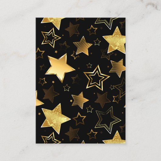 Seamless pattern with Golden Stars Advieskaart (Voorkant)