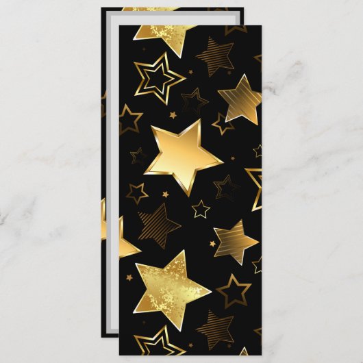 Seamless pattern with Golden Stars Programma (Voorkant / Achterkant)