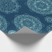 Seamless pattern with laced snowflakespattern, ara cadeaupapier (Hoek)