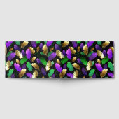 Seamless Pattern with Mardi Gras feathers (Complet)