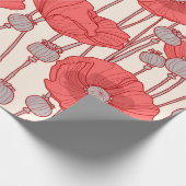Seamless pattern with poppies.  cadeaupapier (Hoek)