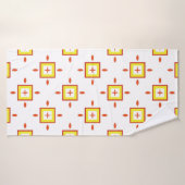 Seamless pattern with squares Abstract background (Serviette de bain)