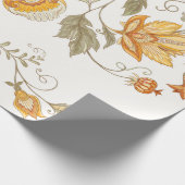 Seamless pattern with stylized ornamental flowers  cadeaupapier (Hoek)