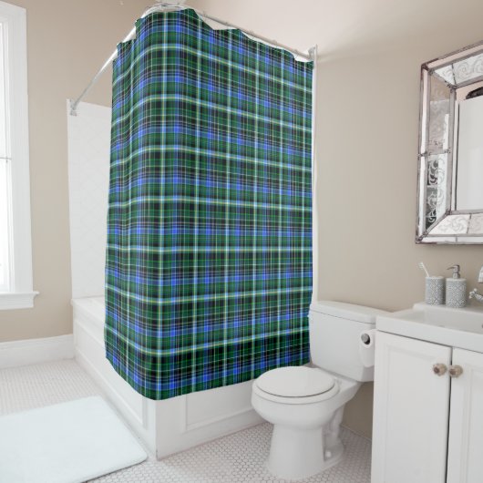 Seamless plaid pattern. Fabric pattern. Texturebac Douchegordijn (In situ)