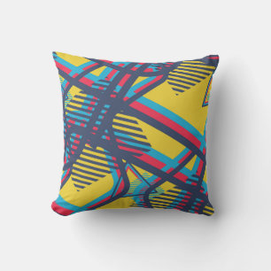Seamless Pop Art Pattern. Abstract Color Texture w Kussen